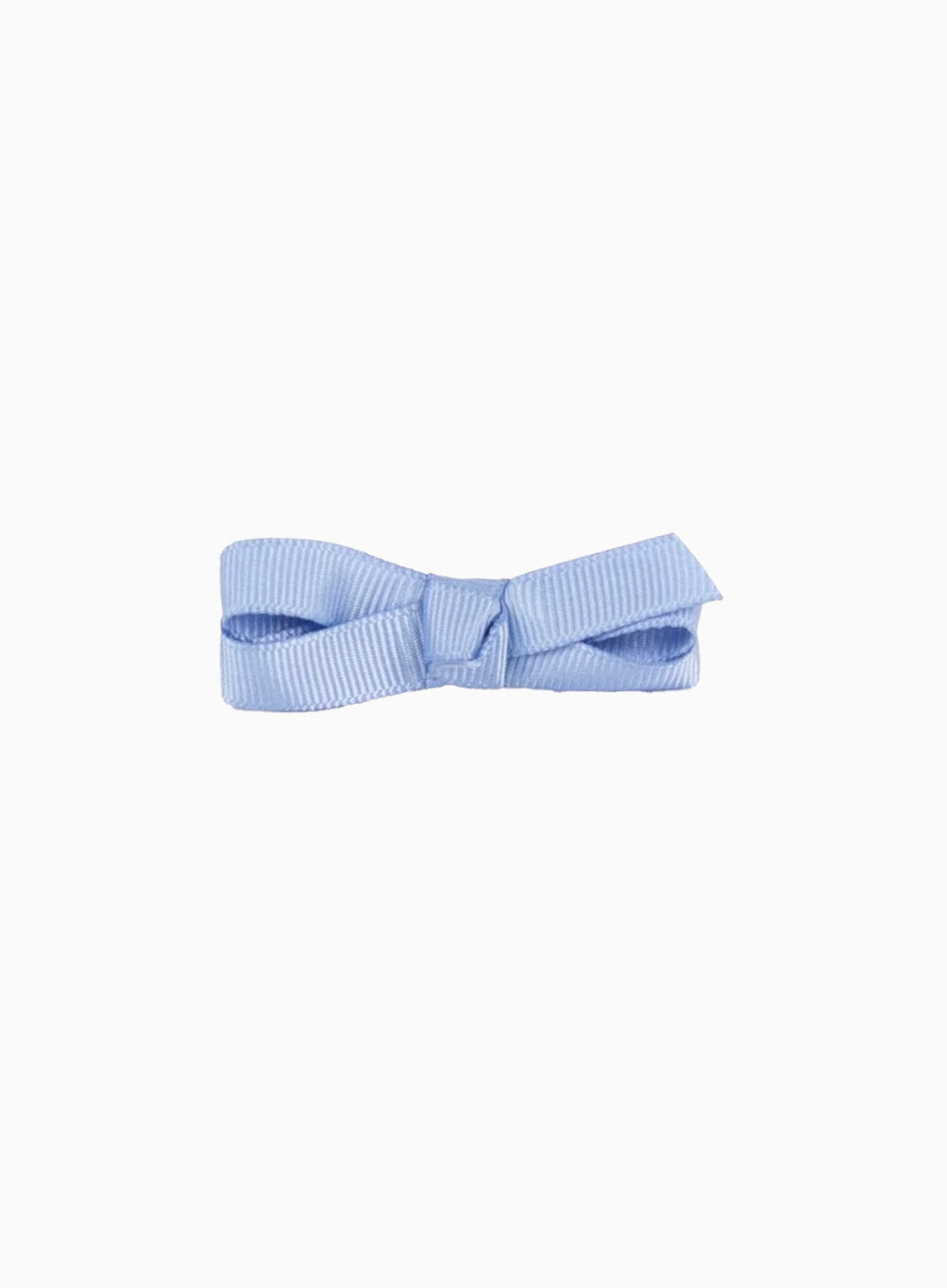 Lily Rose Clip Small Bow Hair Clip in French Blue