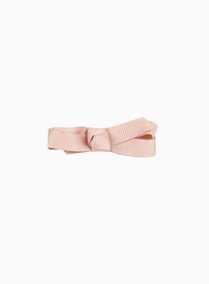Lily Rose Clip Small Bow Hair Clip in Vanilla