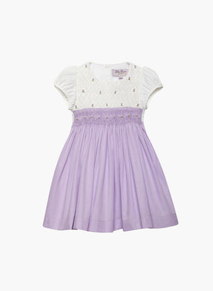 Lily Rose Dress Baby Rose Hand Smocked Dress in Lilac