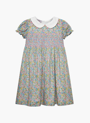 Girls Louise Jersey Dress Red Rose | Trotters