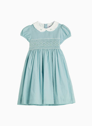 Lily Rose Dress Orla Smocked Dress in Blue Cord