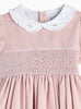 Lily Rose Dress Orla Smocked Dress in Pale Pink Cord