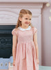 Lily Rose Dress Orla Smocked Dress in Pale Pink Cord