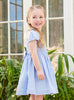 Lily Rose Dress Willow Rose Hand Smocked Dress in Cornflower Blue