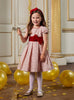 Lily Rose Gold Dress Bethany Bow Party Dress