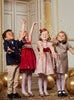 Lily Rose Gold Dress Bethany Bow Party Dress