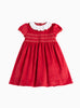 Lily Rose Gold Dress Octavia Velvet Party Dress in Red
