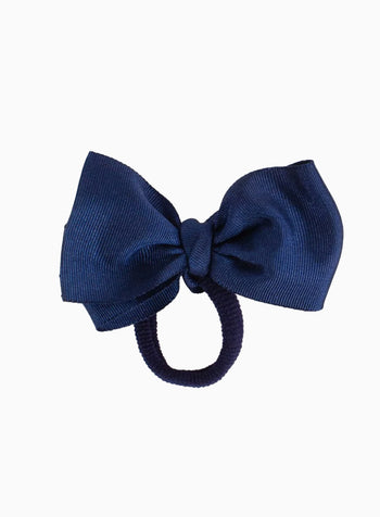 Lily Rose Hair Bobbles Medium Bow Hair Bobble in Navy