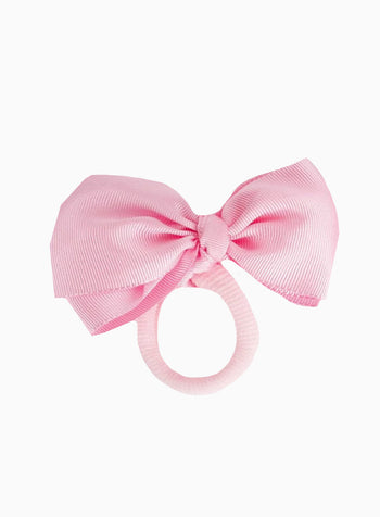 Lily Rose Hair Bobbles Medium Bow Hair Bobble in Pink