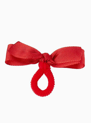 Lily Rose Hair Bobbles Mini Bow Hair Bobbles in Red