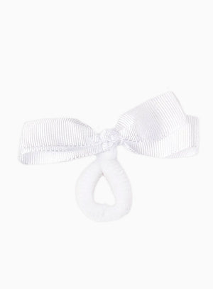 Lily Rose Hair Bobbles Mini Bow Hair Bobbles in White