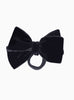 Lily Rose Hair Bobbles Velvet Bow Hair Bobble in Black