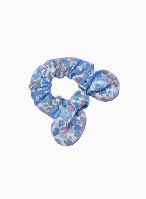 Lily Rose Scrunchie Bow Scrunchie in Blue Betsy