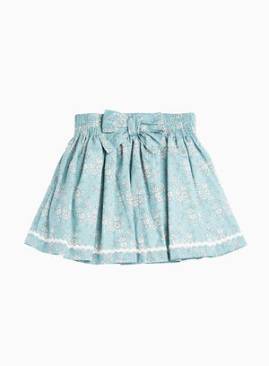 Lily Rose Skirt Bow Skirt in Teal Capel