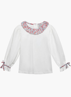 Lily Rose Top Long-Sleeved Willow Jersey Top in Theresa