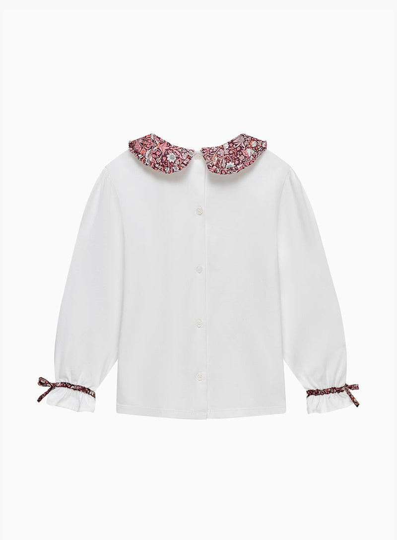 Lily Rose Top Pie Crust Jersey Top in Strawberry Thief