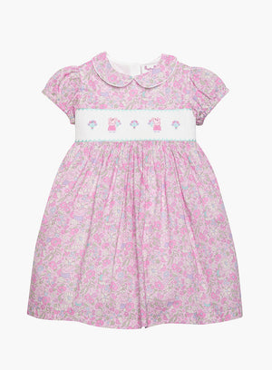 Lily Rose x PEPPA PIG Dress Peppa Smocked Party Dress