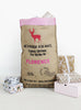 Lime Tree London Personalised Product Red Stag Hessian Personalised Christmas Sack