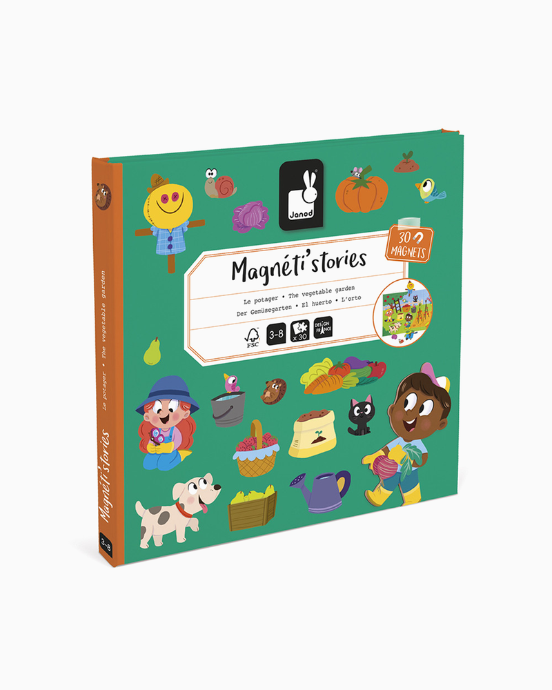 Janod Toy Magnéti' Stories Vegetable Garden