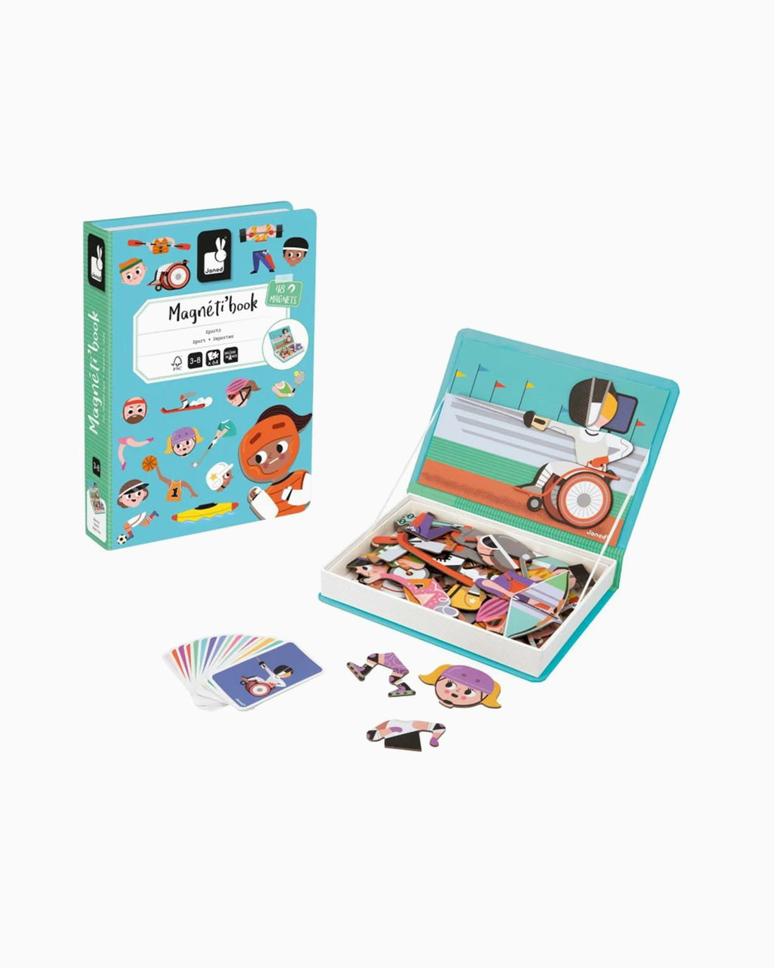 Janod Toy Magnéti' Book Sports