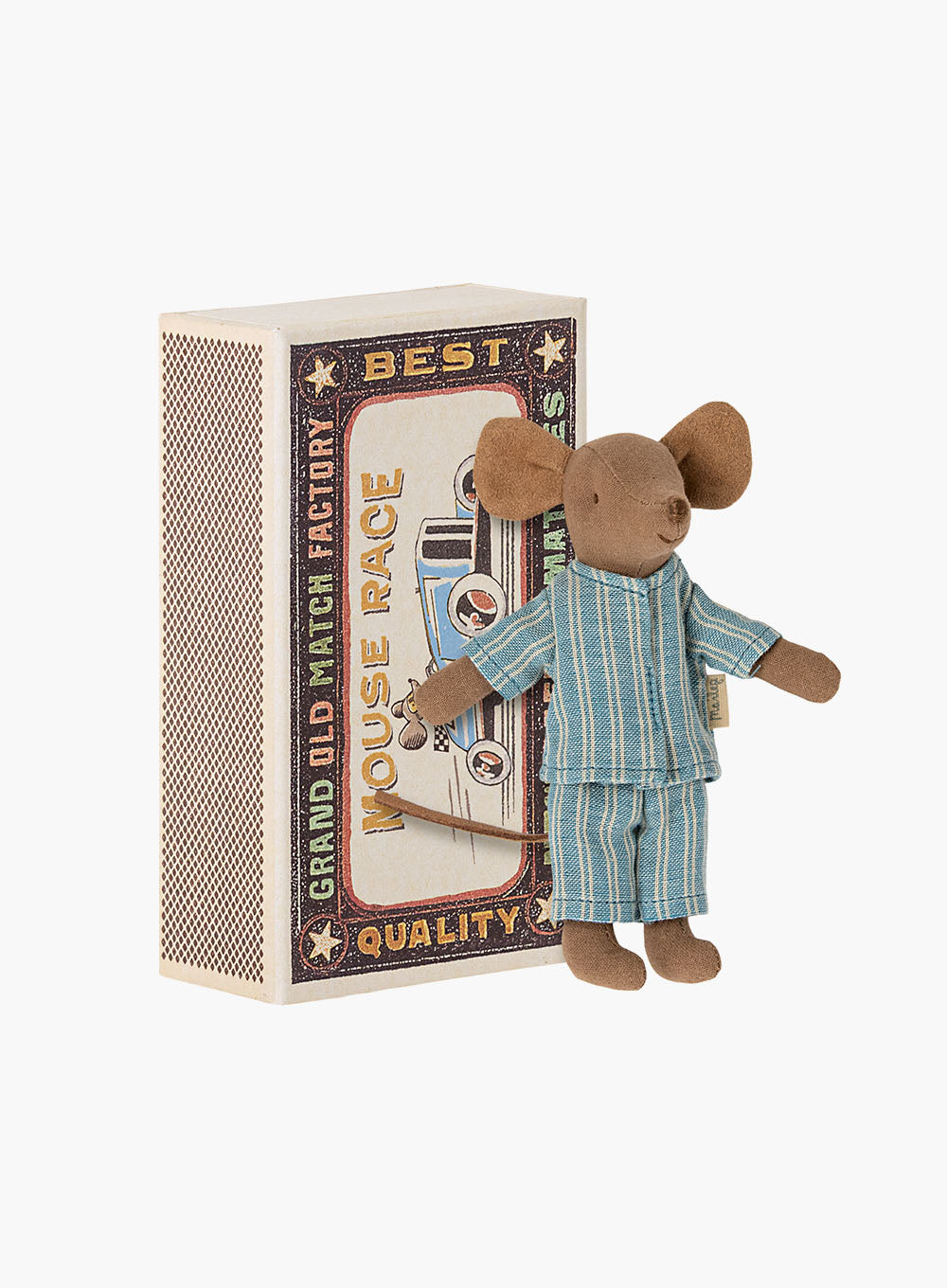 Maileg Toy Maileg Big Brother Mouse with a Matchbox