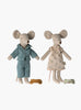Maileg Toy Maileg Mum and Dad Mice with Cigarbox