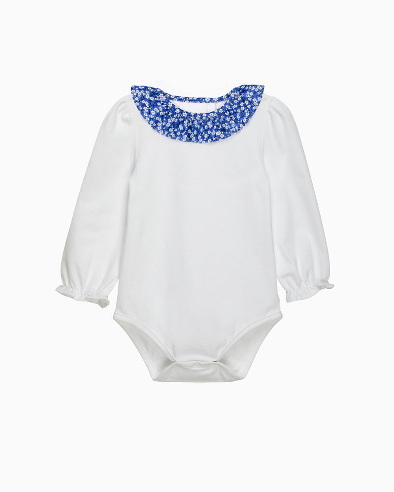 Lily Rose Body Baby Long Sleeved Willow Body in Blue Mitsi Valeria