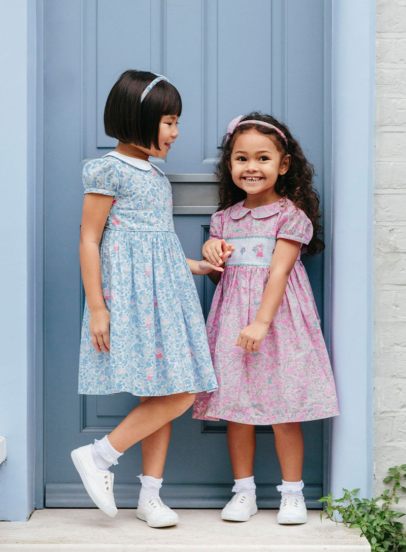 PEPPA PIG x Trotters Dress Peppa Smocked Party Dress