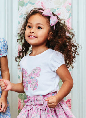 Lily Rose x PEPPA PIG Top Peppa Butterfly Appliqué Jersey Top