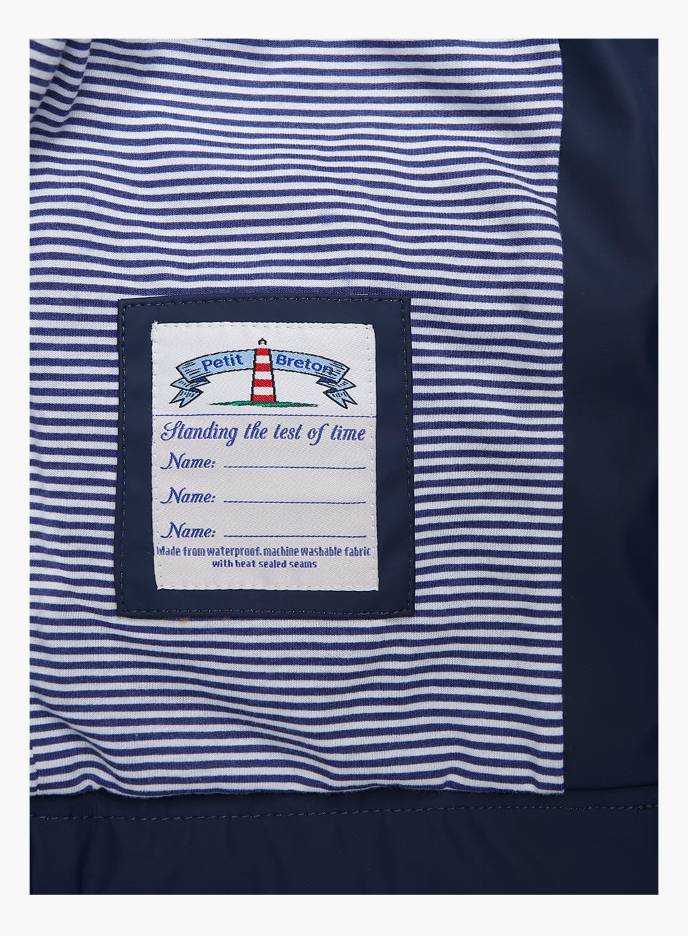 Petit Breton Rainmac Rain Mac in Navy