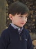 Calum Half-Zip Jumper in Navy