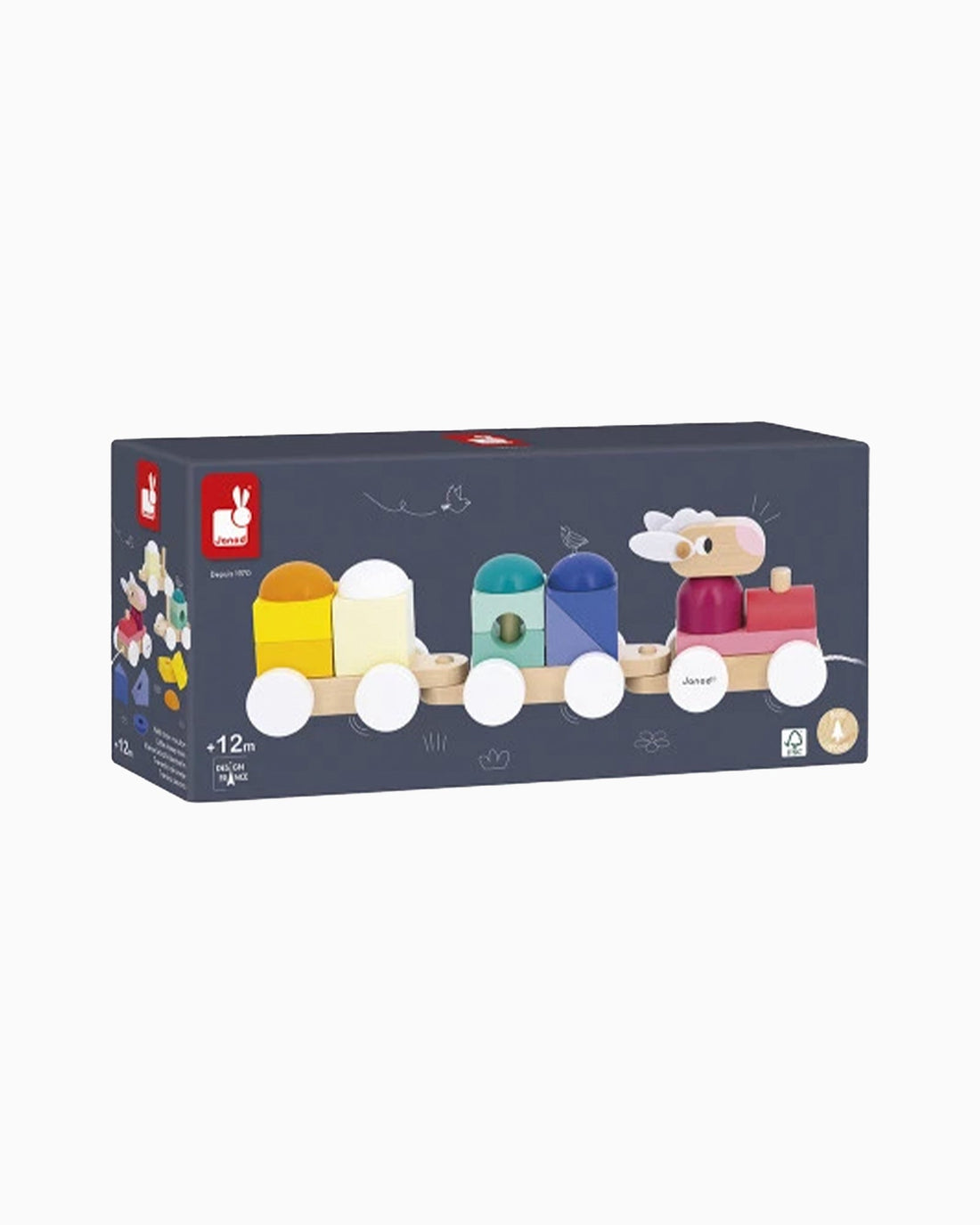 Janod Toys Toy Little Sheep Train