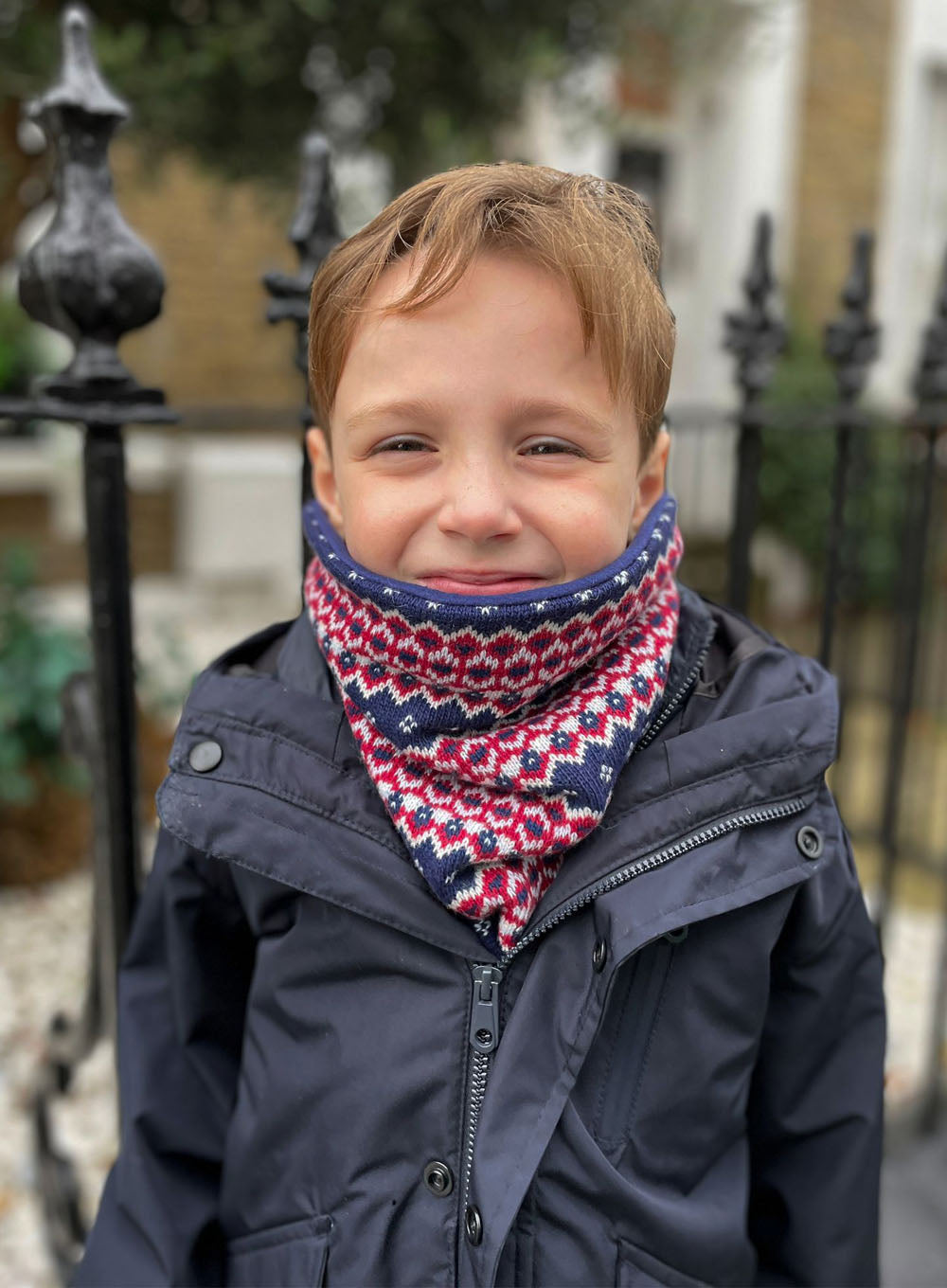 Snoody Snoody Snoody in Navy Fair Isle