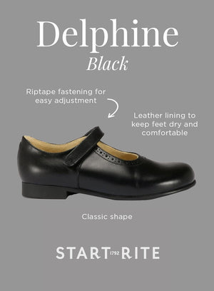 Start-Rite School Shoes Start Rite Delphine School Shoe in Black