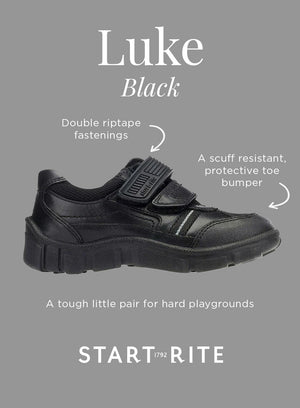 Start-Rite School Shoes Start Rite Luke School Shoe in Black