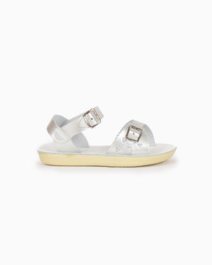 Salt-Water Sandals Sweetheart Sandals in Silver