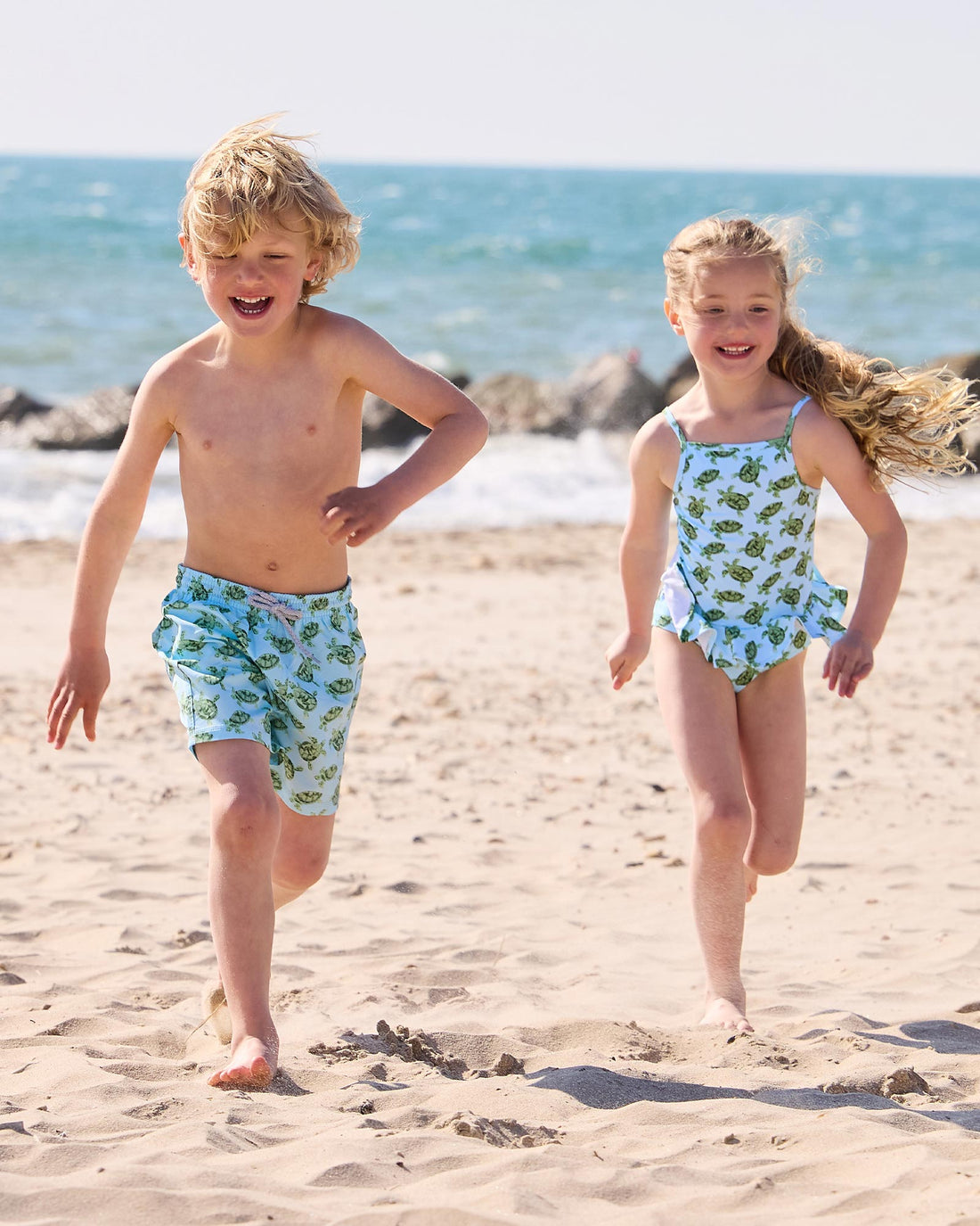 Hampton Swim Swimshorts Boys Swimshorts in Turtle