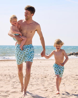 Hampton Swim Swimshorts Mens Daddy & Me Swimshorts in Turtle