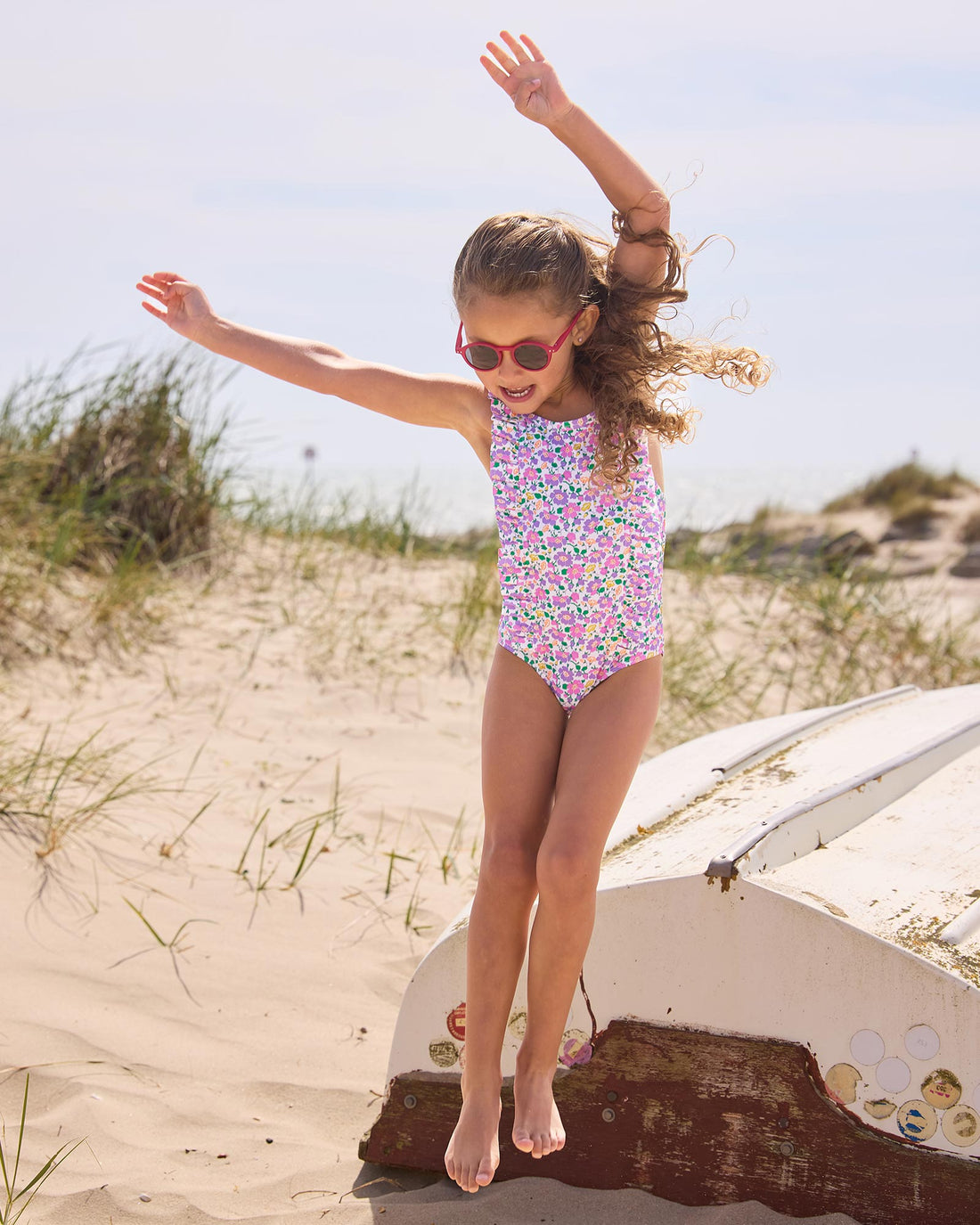 Hampton Swim Swimsuit Frill Swimsuit in Mrs Stonley