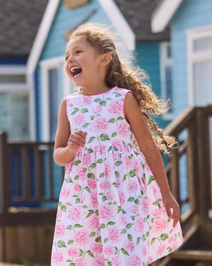 Confiture Dress Adelina Summer Dress in Pale Pink Hydrangea