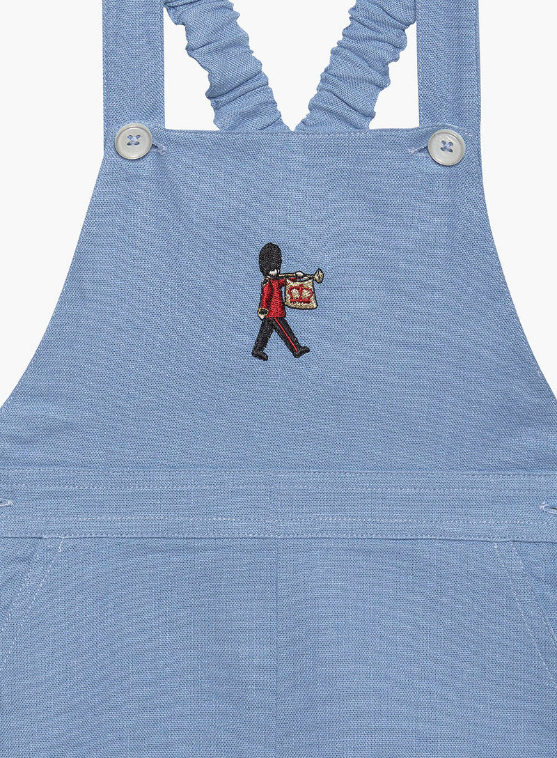 Thomas Brown Bib Shorts Baby Atticus Bib Shorts in French Blue