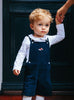 Thomas Brown Bib Shorts Little Alfie Bib Shorts in Navy