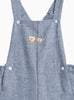 Thomas Brown Bib Shorts Little Alfie Bib Shorts in Navy Herringbone