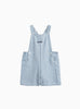 Thomas Brown Bib Shorts Little Alfie Bib Shorts in Pale Blue Herringbone