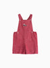 Thomas Brown Bib Shorts Little Alfie Bib Shorts in Red Herringbone