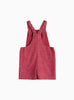 Thomas Brown Bib Shorts Little Alfie Bib Shorts in Red Herringbone