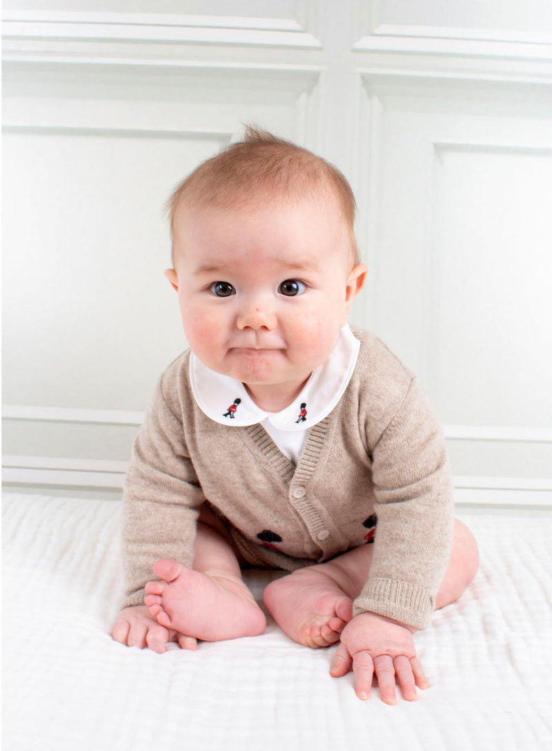 Thomas Brown Body Baby Short-Sleeved Milo Guardsman Body