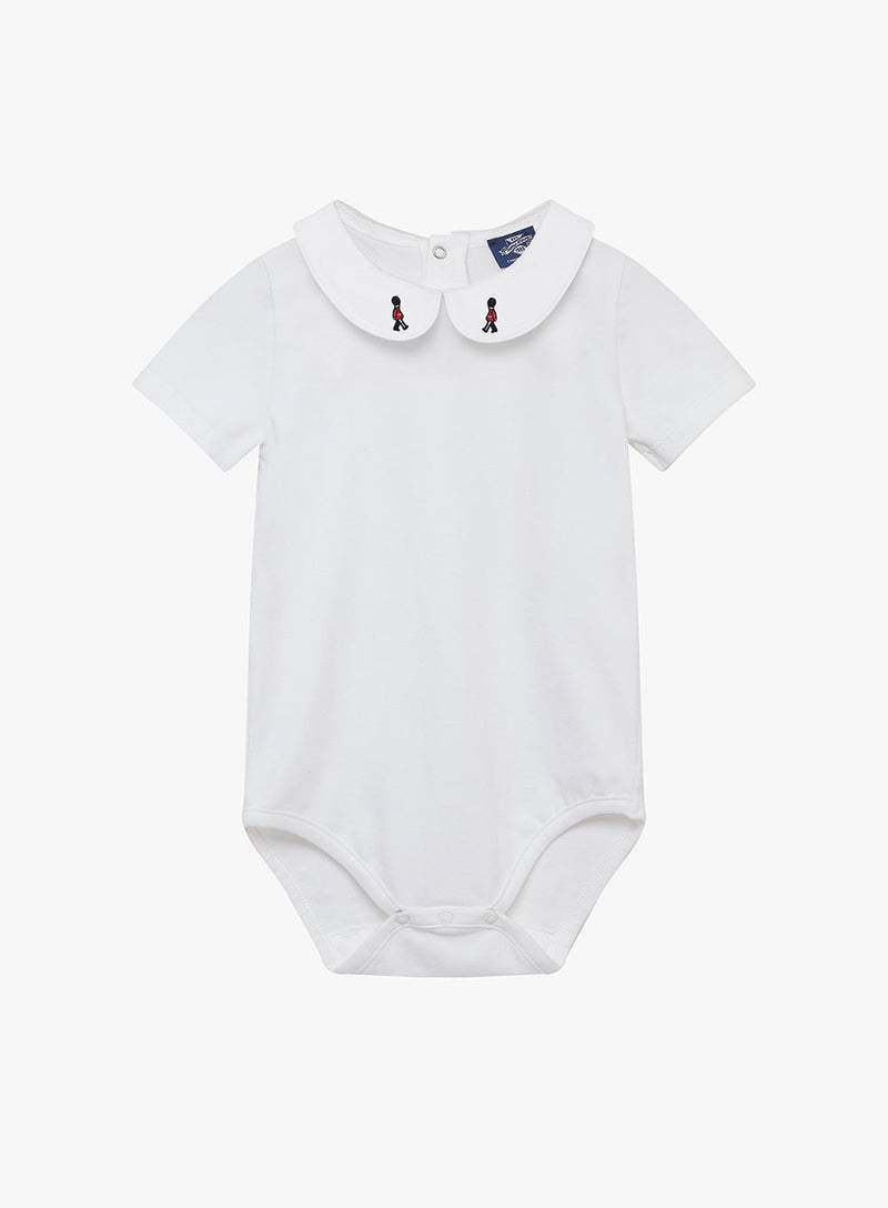 Thomas Brown Body Baby Short-Sleeved Milo Guardsman Body