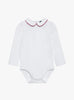 Thomas Brown Body Little Long Sleeved Milo Body in White/Red