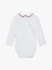 Thomas Brown Body Little Long Sleeved Milo Body in White/Red